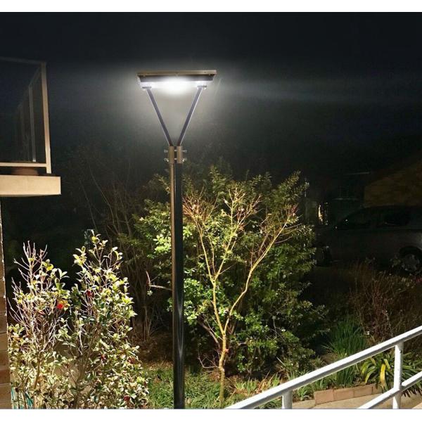 150LM/W 7500lm 50Watt Solar Led Post Light PIR Sensor