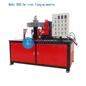 China 10KVA Air Duct Equipment Duct Flanging Machine OD 80mm-300mm on sale