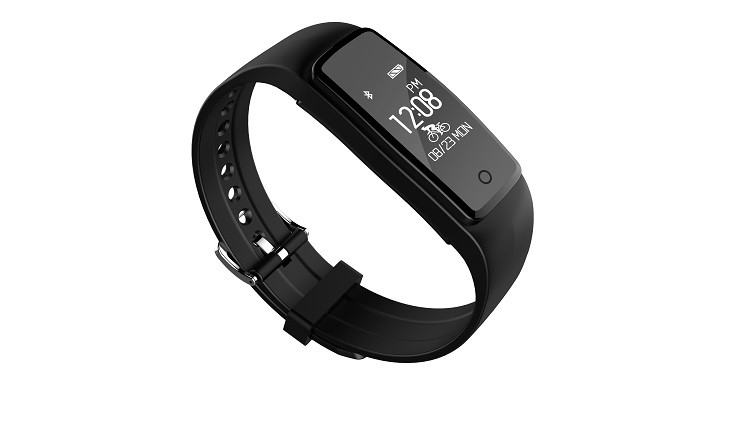 2018 hot sale black smart bracelet motion tracking and detection of sleep,