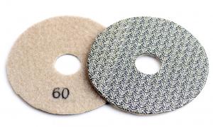 China 4 Inch 100mm Concrete Polishing Pads 4pcs / Set Fast Removal Tile Glass Stone Sanding Disk on sale
