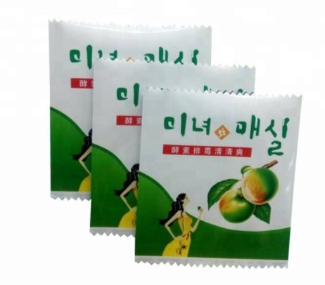 Wholesale custom printed empty tea sachet bag heat seal tea packaging bags