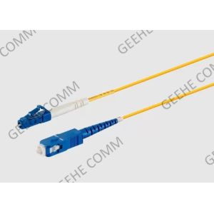 Single Mode LC To SC 2.0mm Fiber Optic Patch Cord