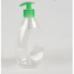 Empty Plastic Pump Bottles , Refillable PET Plastic Hand Wash Bottle