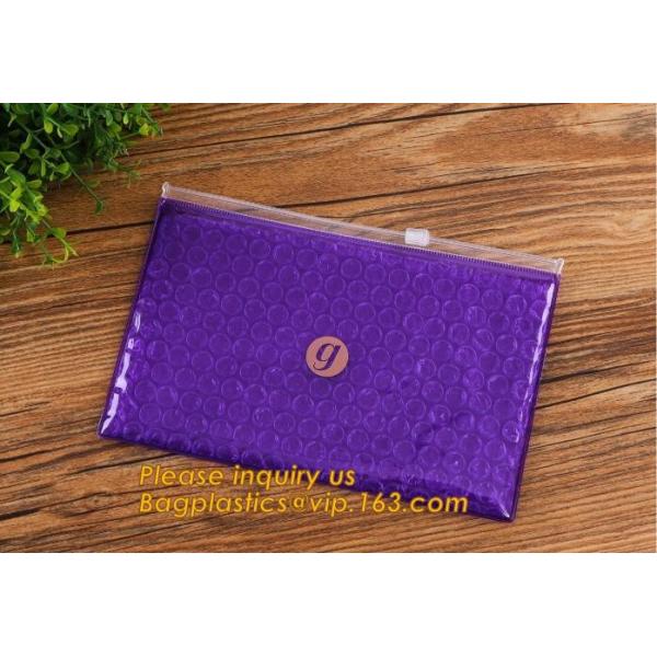 Bubble k bag/bubble slider bag/bubble zipper bag customize color size printing,Bubble Padded Bag EPE/PO Film Bag E