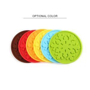 20g Round Silicone Kitchen Product Silicone Coaster Pad