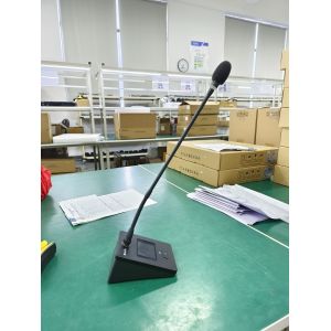 Wireless Microphone System Physical Button UHF 4 Channel Lecture Desktop