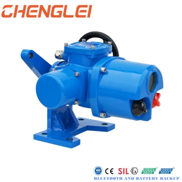 Eac Explosion Proof Carbon Steel Partial Turn Fail Safe Electric Rotating Actuator for Damper