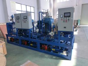 China Marine Vacuum Oil Purifier Oil Separator Unit Steam 170 - 210 ℃ Manual / Auto Discharge wholesale