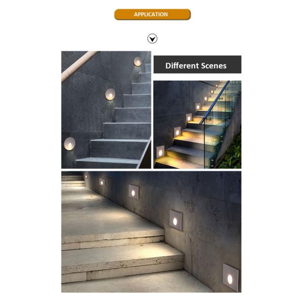 Step light architectural integration