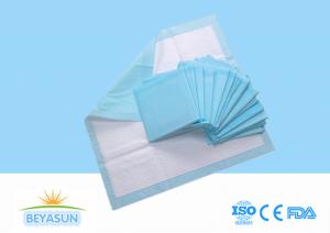 China Blue Disposable Bed Underpads Incontinence 60x90cm With Wood Pulp And SAP wholesale