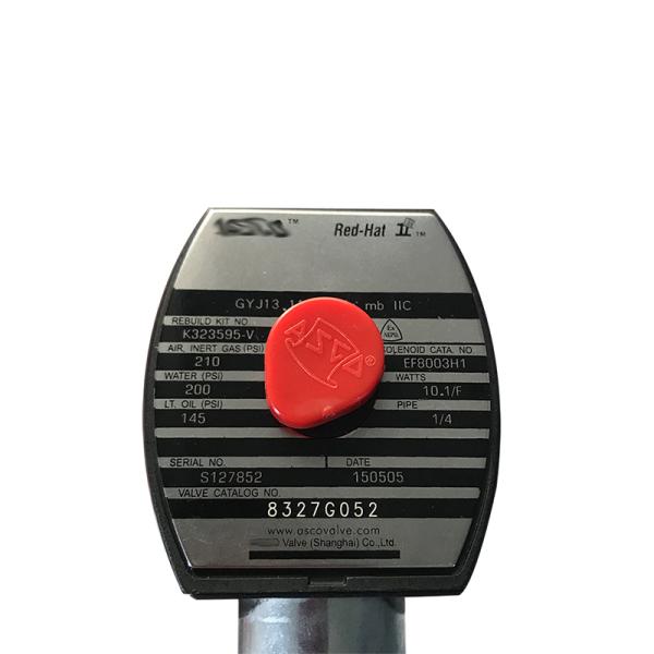 Direct Operated 8327G042 8327G052 Stainless Steel EF8327G041 Brass Explosion Proof Solenoid Valve