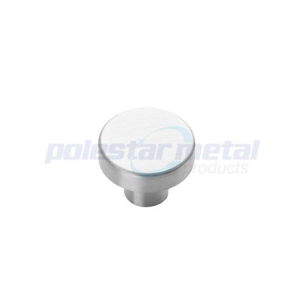 Black Antique Round Cabinet Knob 1 1/8" Brushed Nickel Zinc Alloy