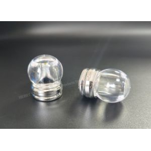 Transparent Spherical Acrylic Perfume Bottle Cap Customized