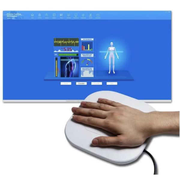 Quantum Health Monitor in use