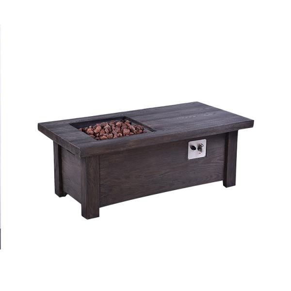 Outdoor Square 50,000 BTU Fire Pit Table Customed Size And Color