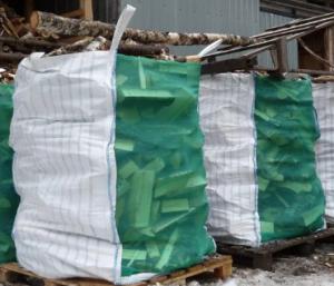 China PP Breathable Big Bulk Fibc Vented Bags Mesh Jumbo Bag For Firewood 1000kg 1200kg wholesale
