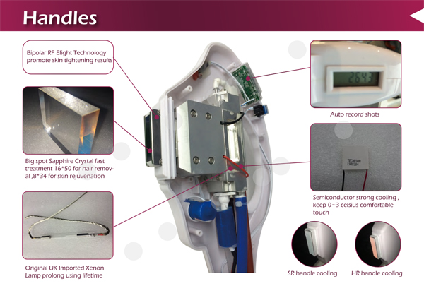 Top beauty clinic use stand 3000W multifuntion best shr ipl machine hair removal