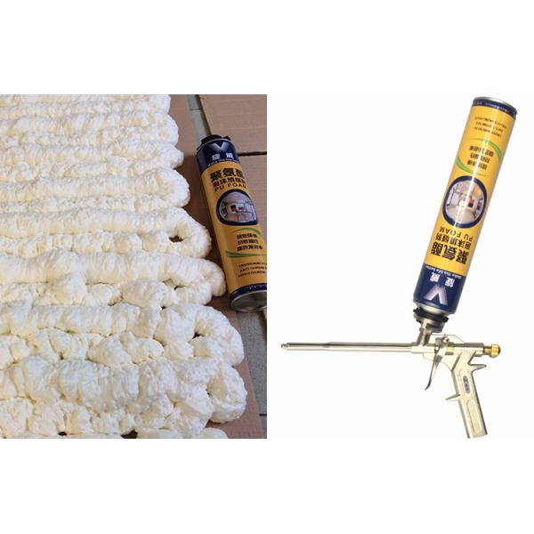 GP Polyurethane PU Foam Construction Adhesive Sealant White Color Strong Viscosity