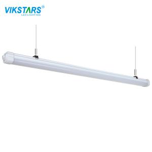 China Gray 72W Tri Proof LED Light Batten Waterproof 180deg Beam Angle wholesale
