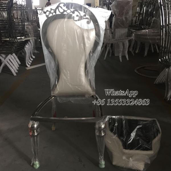 Silver Stainless Steel Chair Frame