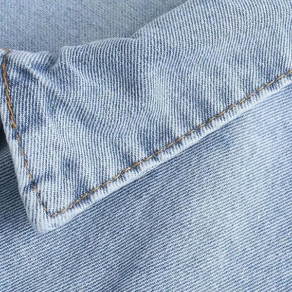 Factory OEM Spring Autumn Denim Clothing Oversized Long Sleeve Jackets