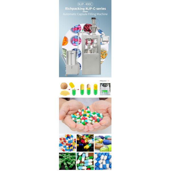 Small Automatic Capsule Filling Machine For Empty Hard Gelatine 00 Capsule