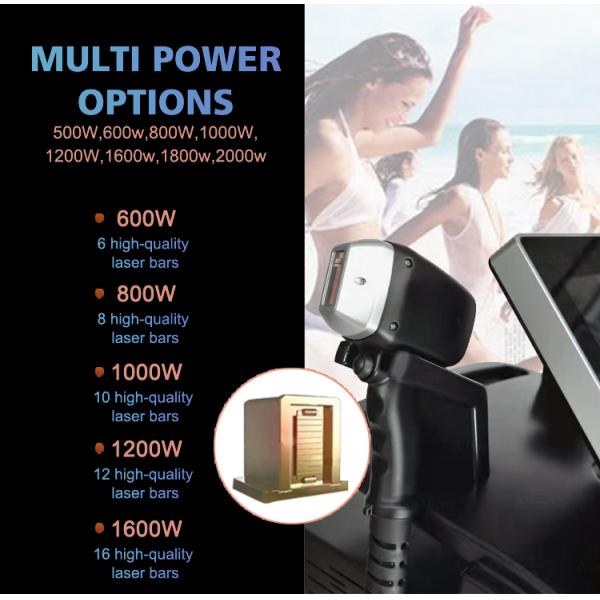 4 waves diodo 808nm hair removal soprano titanium diode laser 755 808 940 1064 ice platinum laser depilation machine