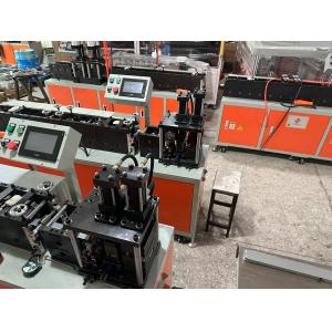 China Customized Omron Control Air Filter Frame Making Machine With Adjustable Air Pressure wholesale