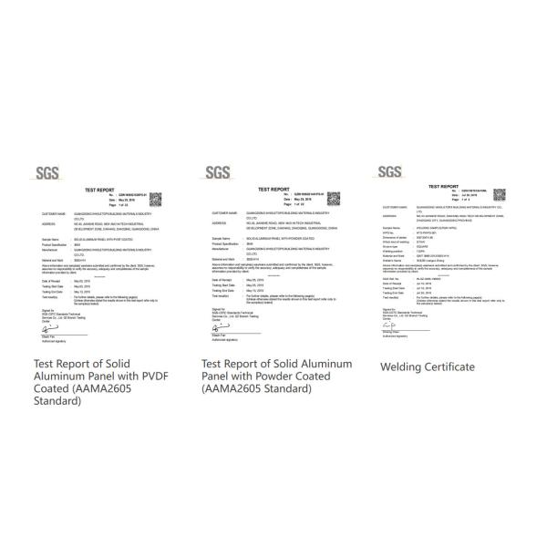 Customized 5.0mm 6.0mm Aluminum Facade Panels Non Flammable
