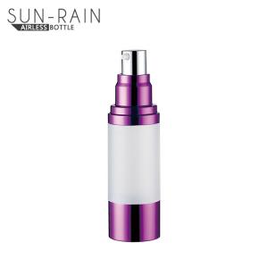 China Plastic custom airless pump dispenser bottles for skin lotion cream SR-2108J on sale