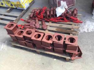 China Casting Container Trailer Twist Locks Red Container Chassis Twist Lock wholesale