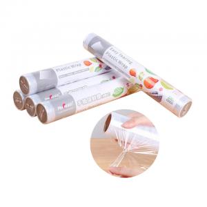 China PE Eco Cling Film High Temperature Resistant Breakpoint Plastic Stretch Wrap Hand Tear Type on sale