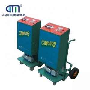 China gas freon filling machine trolley type refrigerant vacuum recharge unit auto ac CM05 wholesale