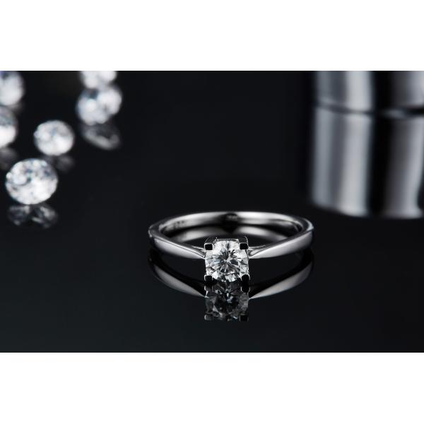 Unique S925 East West Setting Emerald Cut Moissanite Wedding Engagement Ring Modern