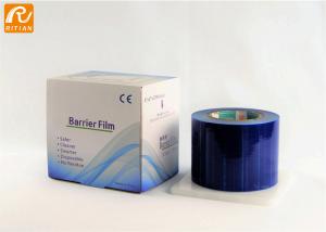 China Blue Non Sticky Edge Dental Barrier Film 4inches X 6 Inches X 1200 Sheets on sale