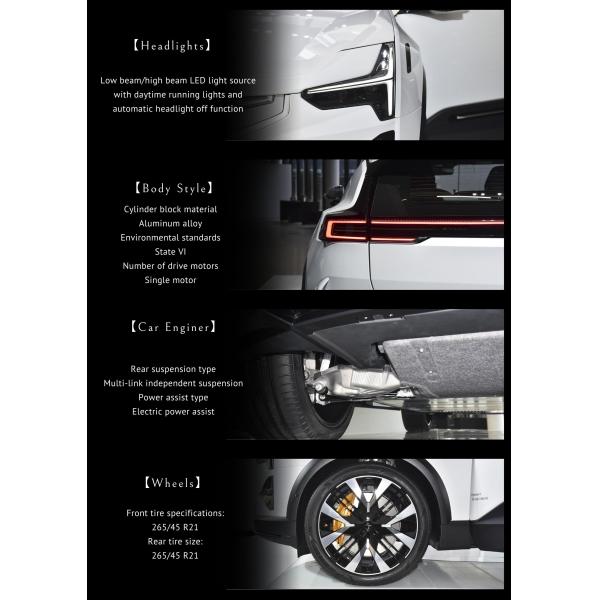 Pure Electric SUV 2024 Polestar 3 Dual Motor Edition with Fixed Gear Ratio and Low Pride