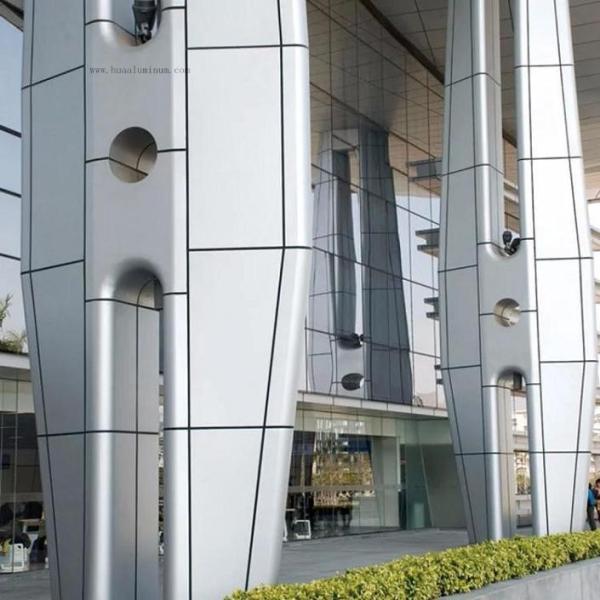 Moisture Proof 4000*1300mm Aluminium Solid Panel Wall Cladding