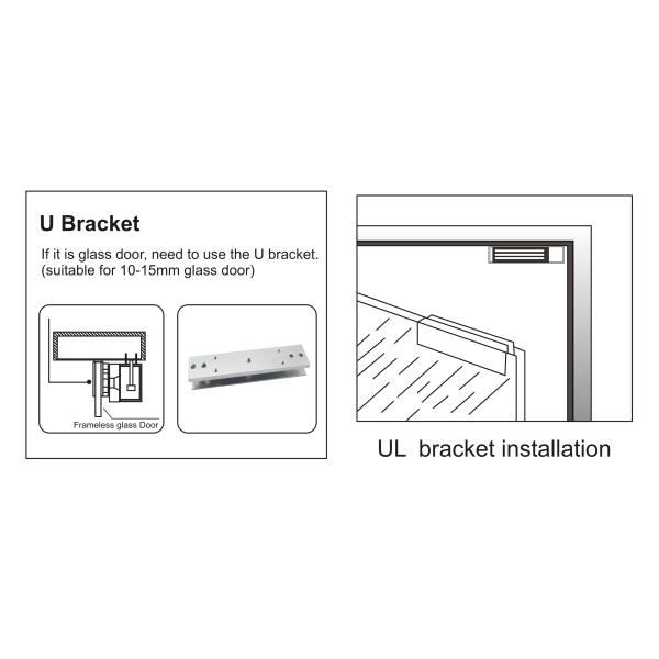 Single Door Gate Electromagnetic Lock 180kg 300lbs Access Control-JS-180