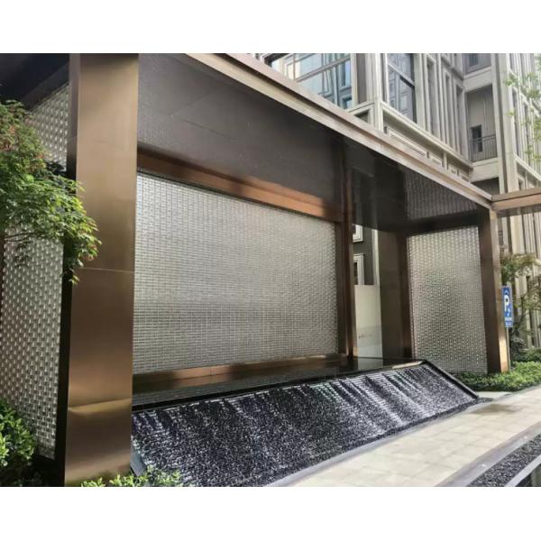 Hot Melt Glass Partition Walls Patterned Tempered Glass Blocks