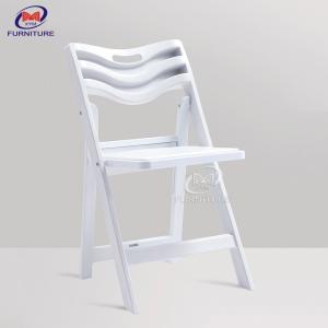 China 4.2KG White Plastic Folding Chair And Table White Party Chairs for Wedding wholesale
