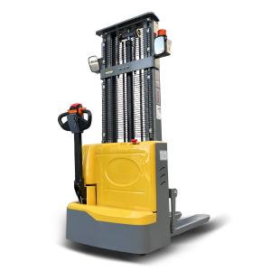 China Battery Operated Fully Electric Pallet Stacker With 0.75 Ton Capacity on sale