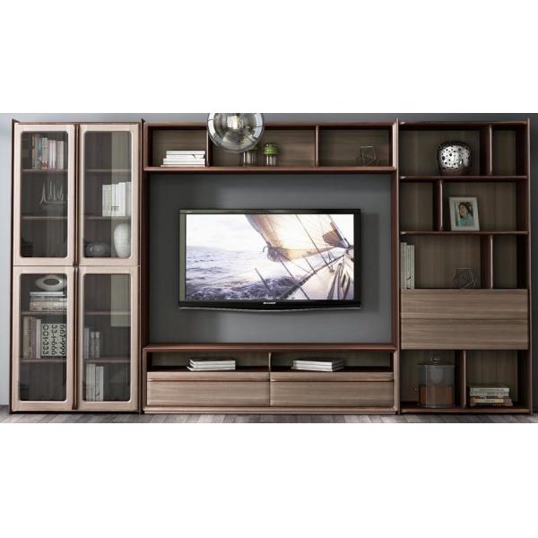 2017 New design of Interior Fitout Apartment Furniture Doube / King bed by Walnut wood for hot sale