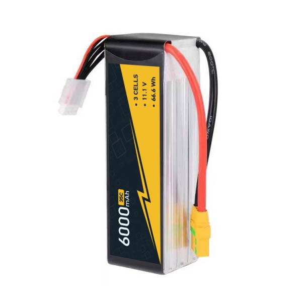 11.1V 2S 3s 4s Rc Car Battery 6000mAh 60C Hard Case Lipo Batteries For Rc Cars
