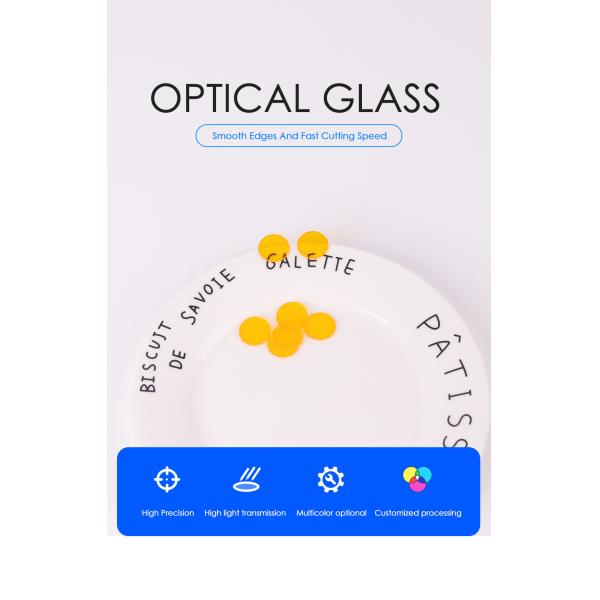 Factory directly manufacture CB535 OG530 optical orange longpass glass filter long pass filter 535-2500nm optical glass