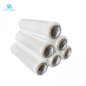 China Strong Extensibility 20um PE Plastic Stretch Wrap Film For Carton Packaging Pallet on sale