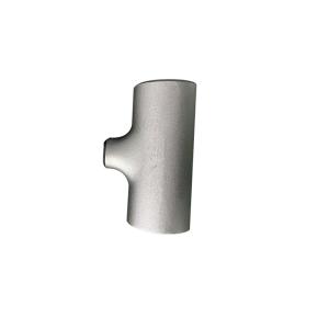 DN15×15×10-DN125×125×80 Titanium Alloy Butt Weld Reducing Tee with Shot Blasting