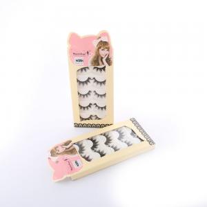China 1 Pair 3D Soft Silk Protein False Eyelashes Extension Full Strip Lashes on sale