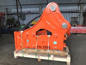 China Hydraulic Hammer Rock Breaker 1347mm Excavator Mounted Rock Drill Machine wholesale