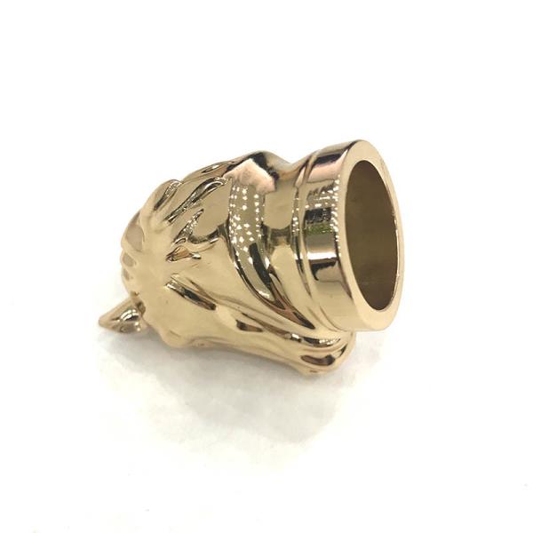 High Quality Luxury Heavy Weight 96g Zamac Horse Shape Head Perfume Bottle Cap