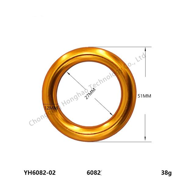 Small Round Ring Aluminum Alloy Aerial Yoga Hammock for Indoor and Outdoor Training